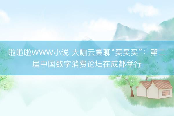 啦啦啦WWW小说 大咖云集聊“买买买”：第二届中国数字消费论坛在成都举行